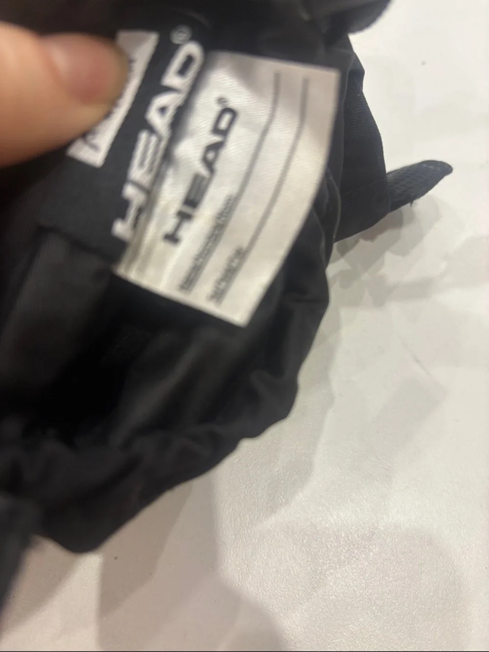 Head Black Insulated Ski Gloves with Adjustable Strap